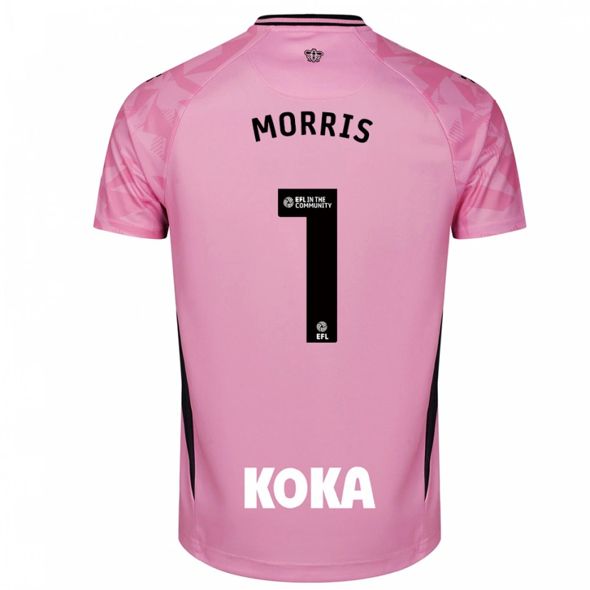 Danxen Damen Sam Morris #1 Trikot Hellpink Schwarz Torwarttrikot 2025/26 Österreich