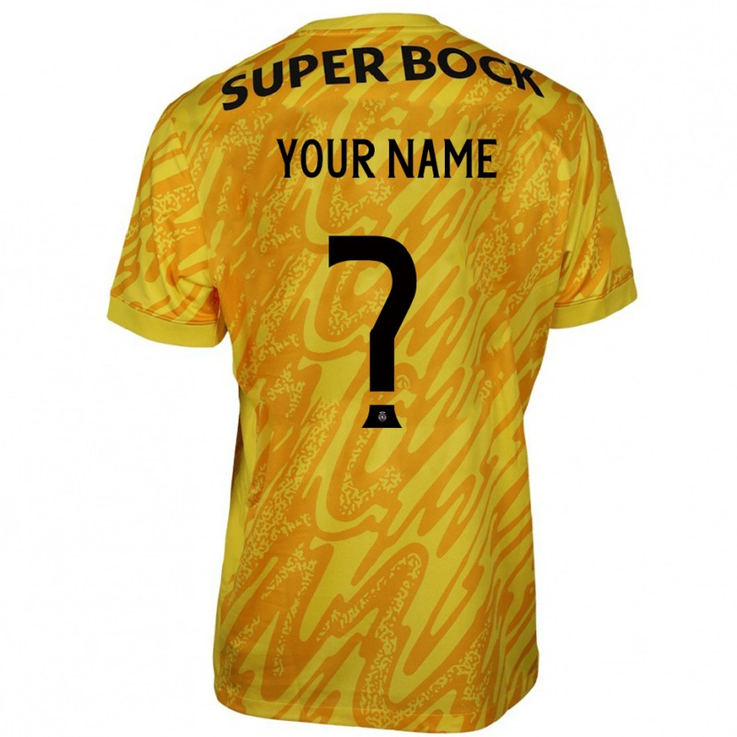 Danxen Damen Sporting CP Trikot Gelb Orange Torwarttrikot 2025/26 Österreich