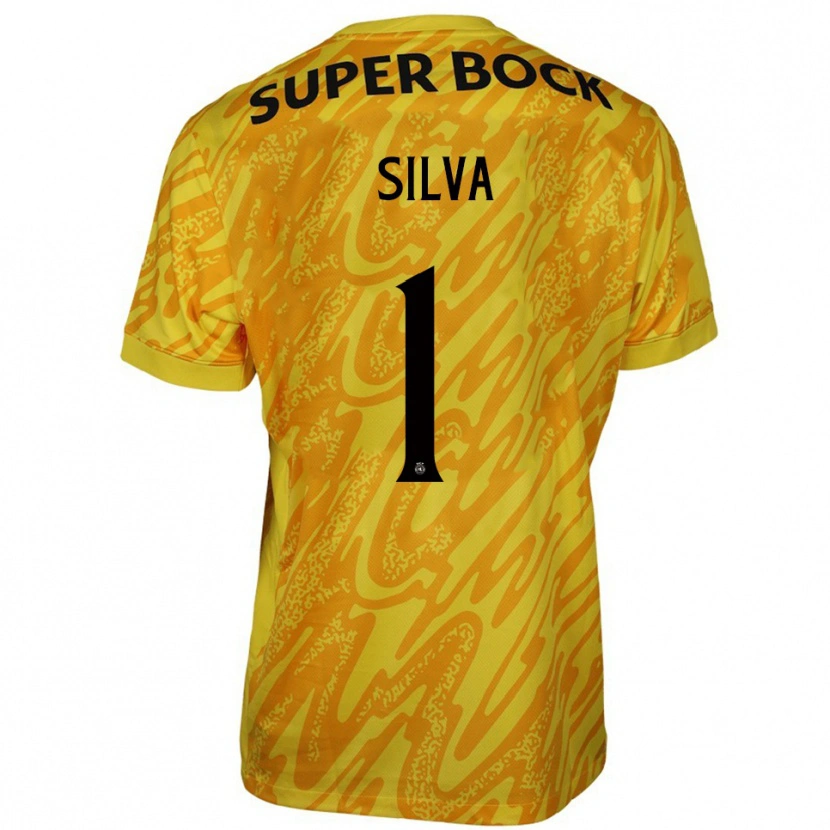 Danxen Damen Rui Silva #1 Trikot Gelb Orange Torwarttrikot 2025/26 Österreich