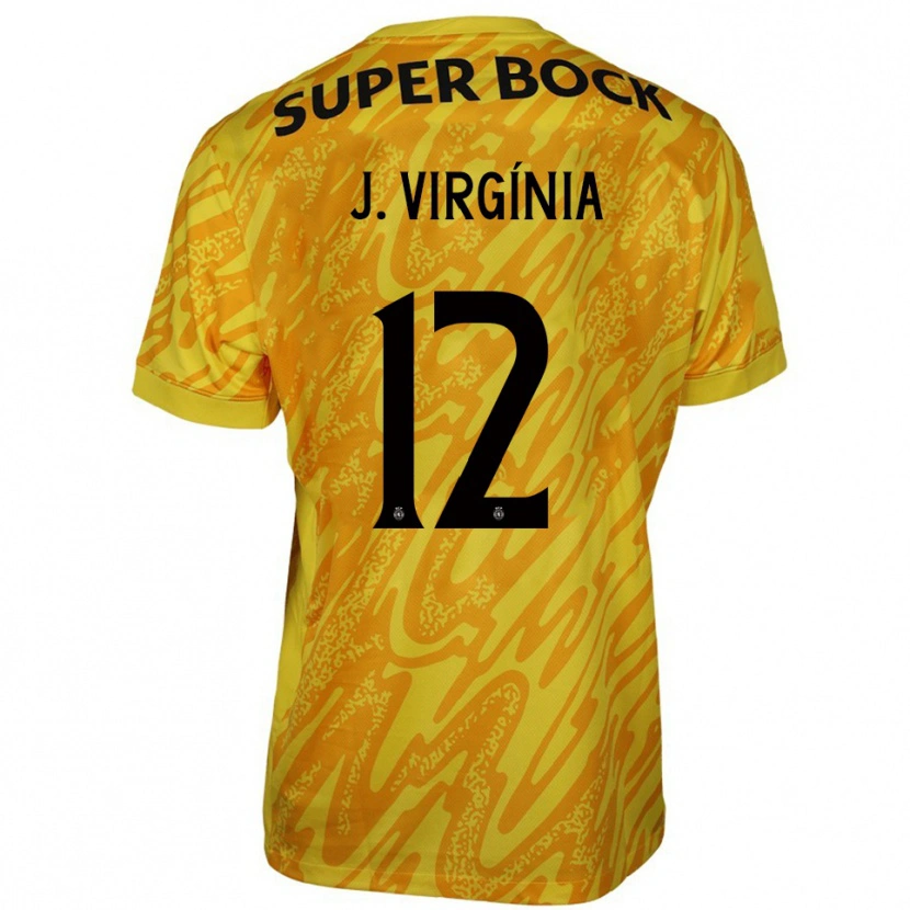 Danxen Damen João Virgínia #12 Trikot Gelb Orange Torwarttrikot 2025/26 Österreich