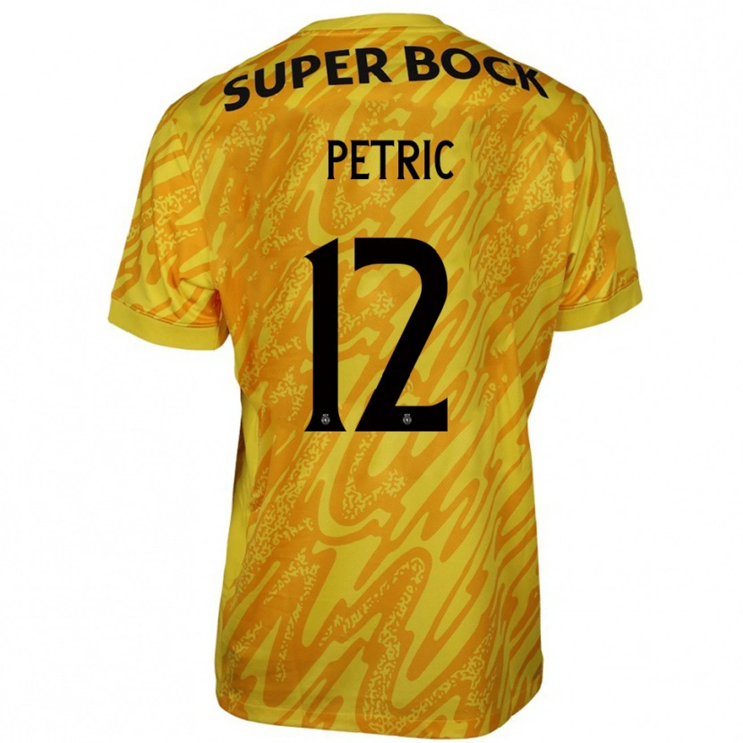 Danxen Damen Luka Petric #12 Trikot Gelb Orange Torwarttrikot 2025/26 Österreich