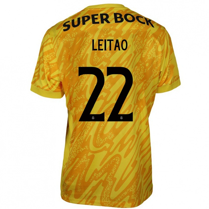 Danxen Damen Tiago Leitão #22 Trikot Gelb Orange Torwarttrikot 2025/26 Österreich