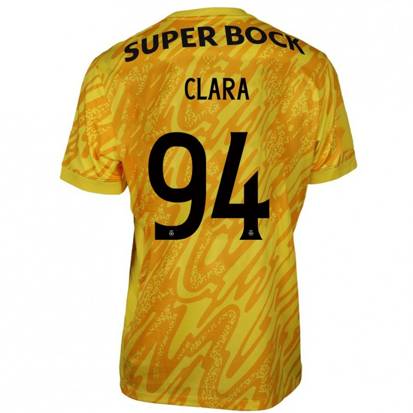 Danxen Damen Diogo Clara #94 Trikot Gelb Orange Torwarttrikot 2025/26 Österreich