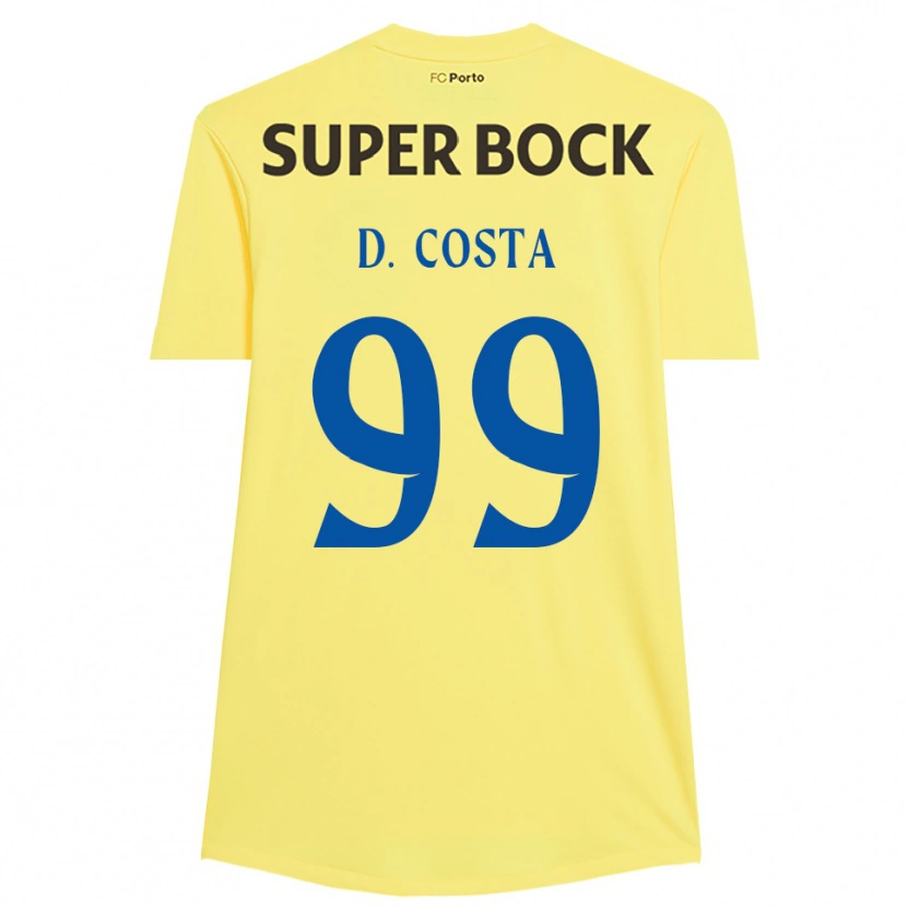 Danxen Damen Diogo Costa #99 Trikot Hellgelb Schwarz Torwarttrikot 2025/26 Österreich