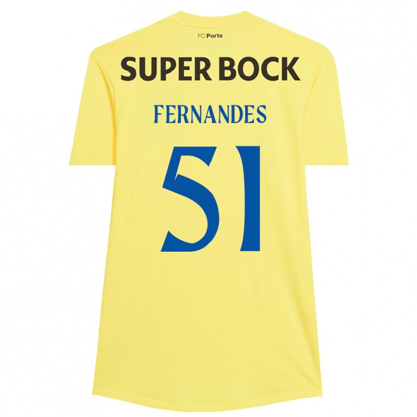Danxen Damen Diogo Fernandes #51 Trikot Hellgelb Schwarz Torwarttrikot 2025/26 Österreich