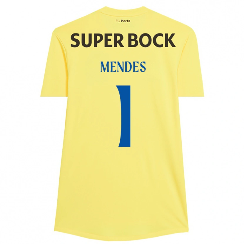 Danxen Damen Francisco Mendes #1 Trikot Hellgelb Schwarz Torwarttrikot 2025/26 Österreich