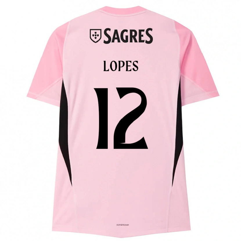 Danxen Damen Leonardo Lopes #12 Trikot Rosa Schwarz Torwarttrikot 2025/26 Österreich