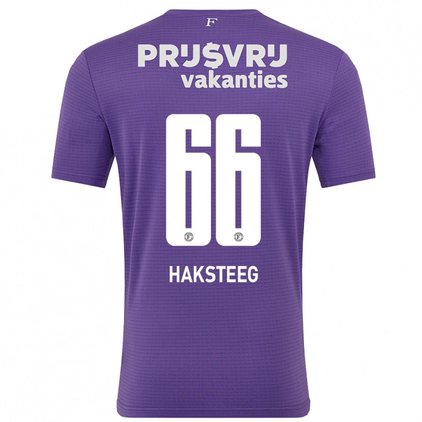 Danxen Damen Tim Haksteeg #66 Trikot Violett Weiß Torwarttrikot 2025/26 Österreich