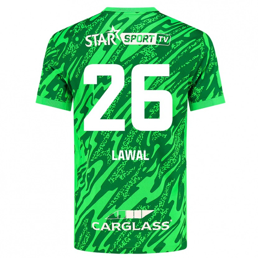 Danxen Damen Tobias Lawal #26 Trikot Tiefgrün Weiß Torwarttrikot 2025/26 Österreich