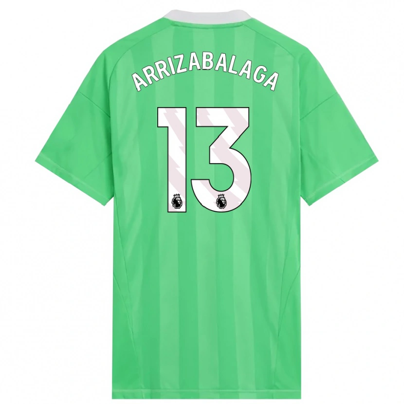 Danxen Damen Kepa Arrizabalaga #13 Trikot Hellgrün Weiß Torwarttrikot 2025/26 Österreich