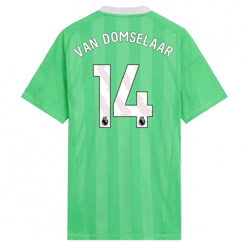 Danxen Damen Daphne Van Domselaar #14 Trikot Hellgrün Weiß Torwarttrikot 2025/26 Österreich