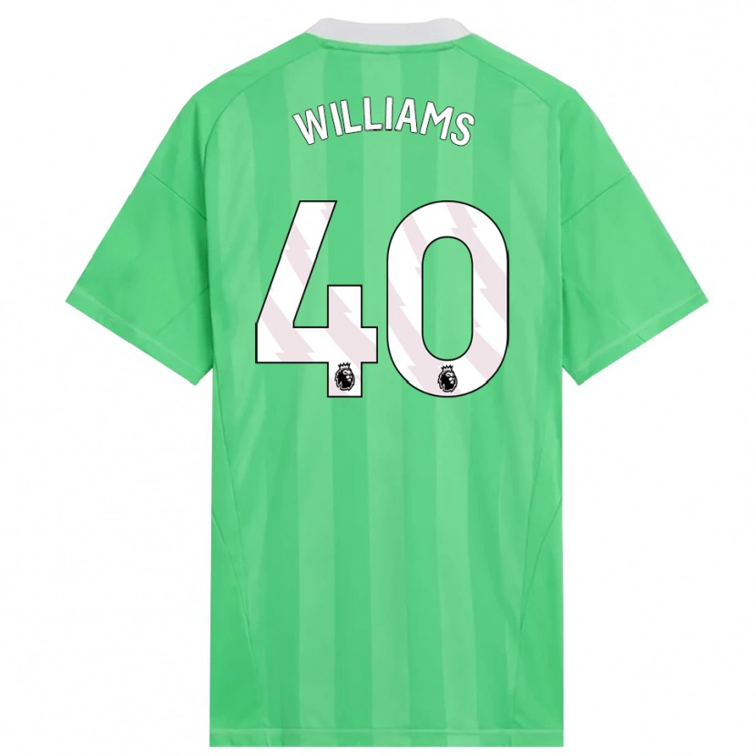 Danxen Damen Naomi Williams #40 Trikot Hellgrün Weiß Torwarttrikot 2025/26 Österreich