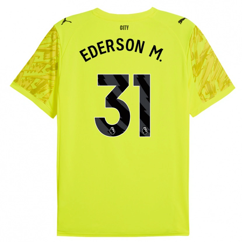 Danxen Damen Ederson #31 Trikot Gelb Orange Schwarz Torwarttrikot 2025/26 Österreich
