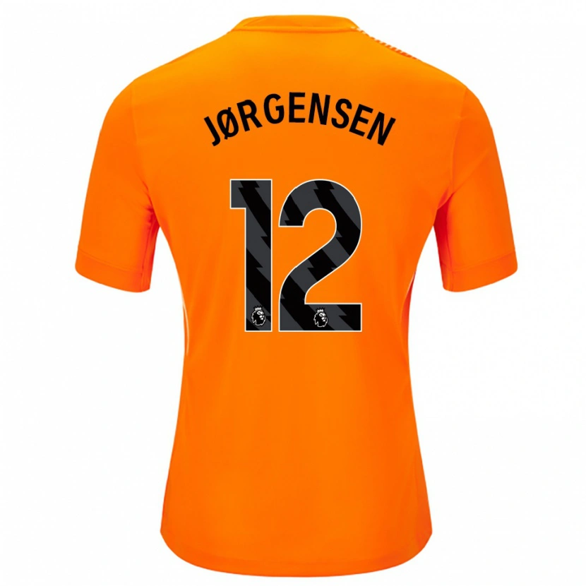 Danxen Damen Filip Jørgensen #12 Trikot Orange Schwarz Torwarttrikot 2025/26 Österreich
