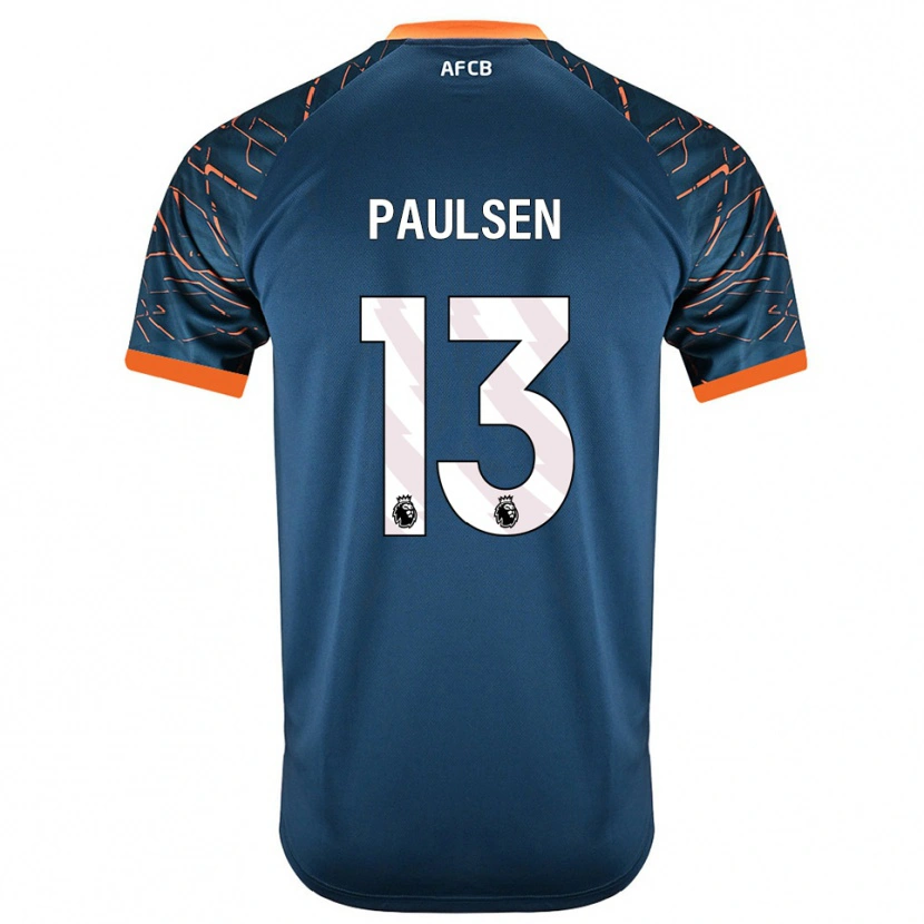 Danxen Damen Alex Paulsen #13 Trikot Dunkles Schieferblau Torwarttrikot 2025/26 Österreich