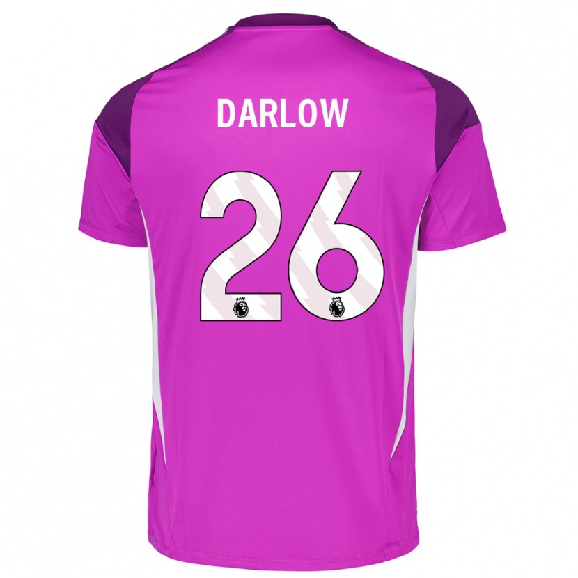 Danxen Damen Karl Darlow #26 Trikot Violett Weiß Torwarttrikot 2025/26 Österreich