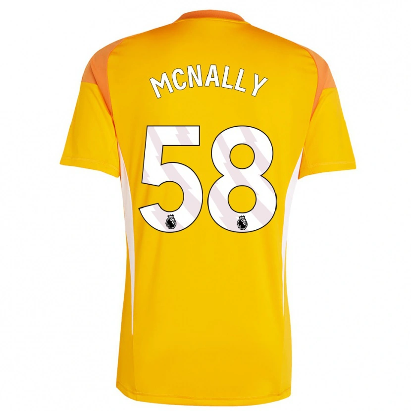 Danxen Damen Alfie McNally #58 Trikot Orange Weiß Torwarttrikot 2025/26 Österreich
