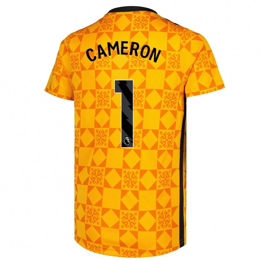 Danxen Damen Dan Cameron #1 Trikot Gelb Schwarz Torwarttrikot 2025/26 Österreich