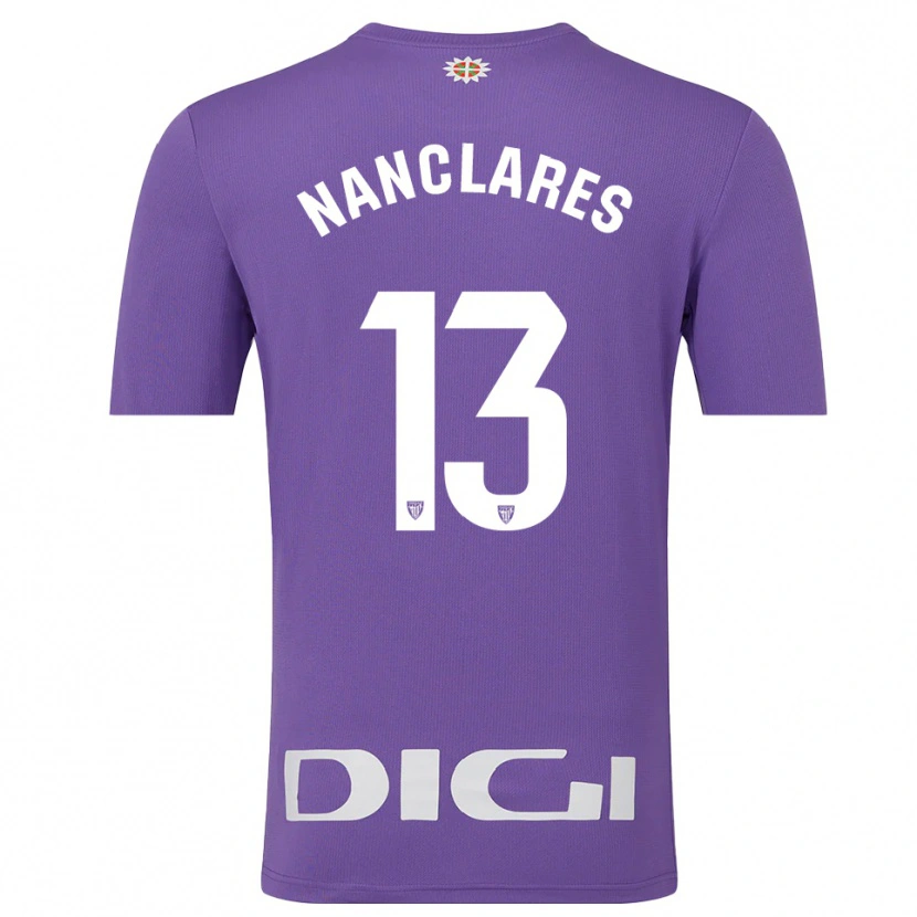 Danxen Damen Adriana Nanclares Romero #13 Trikot Violett Weiß Torwarttrikot 2025/26 Österreich