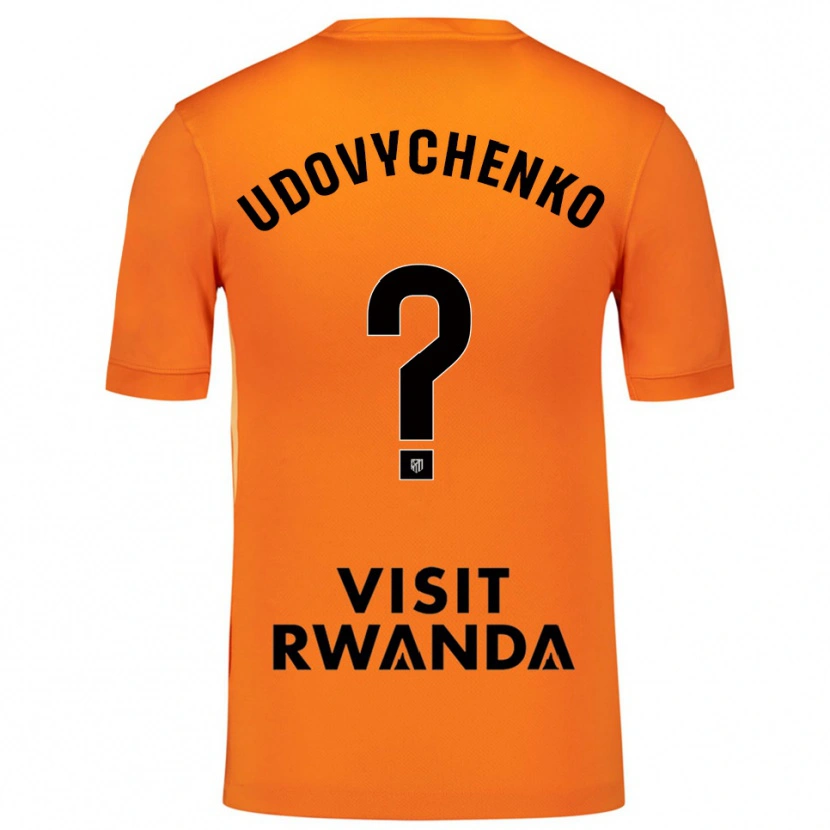 Danxen Damen Glib Udovychenko #0 Trikot Orange Schwarz Torwarttrikot 2025/26 Österreich