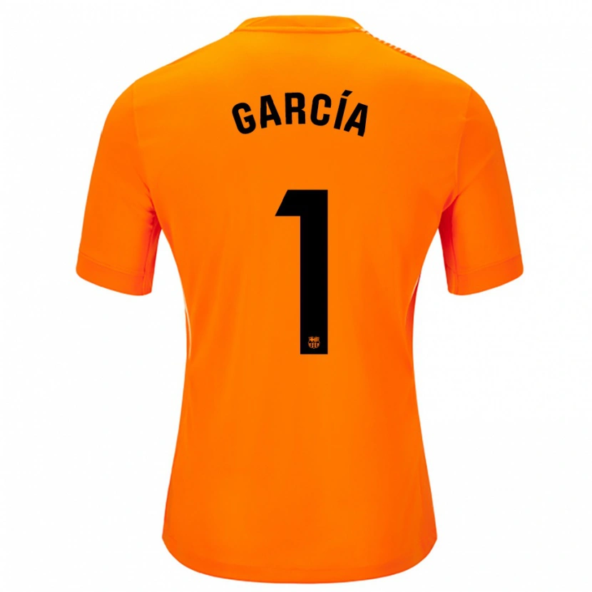 Danxen Damen Joan García #1 Trikot Orange Schwarz Torwarttrikot 2025/26 Österreich