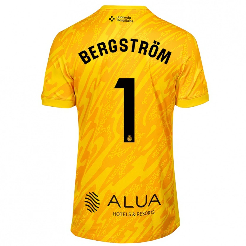 Danxen Damen Lucas Bergström #1 Trikot Orange Schwarz Torwarttrikot 2025/26 Österreich