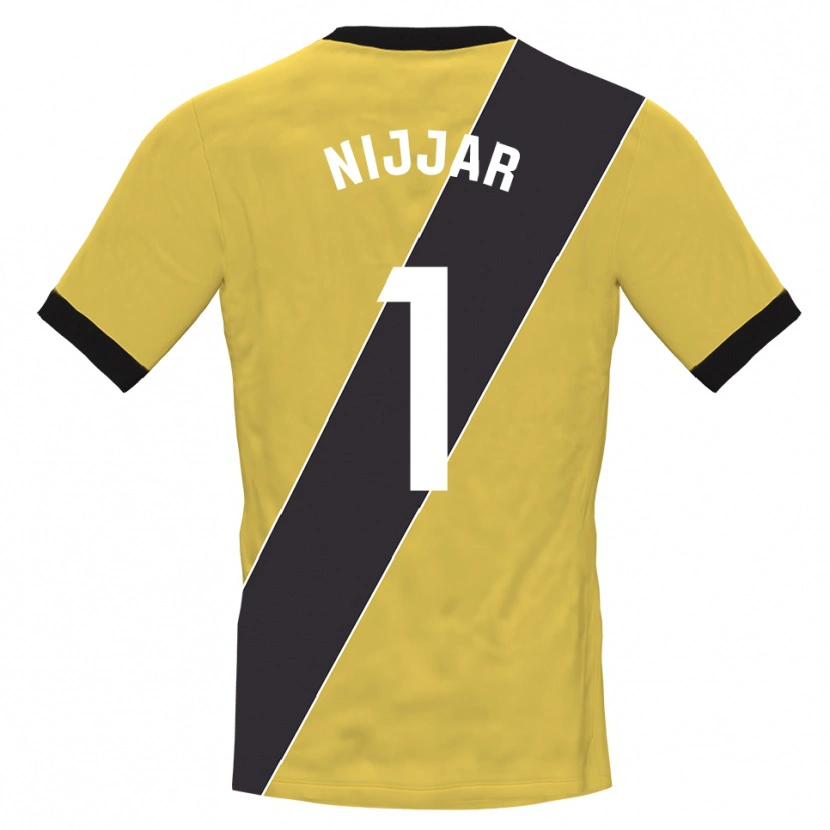 Danxen Damen Tejpal Nijjar #1 Trikot Gelb Schwarz Torwarttrikot 2025/26 Österreich