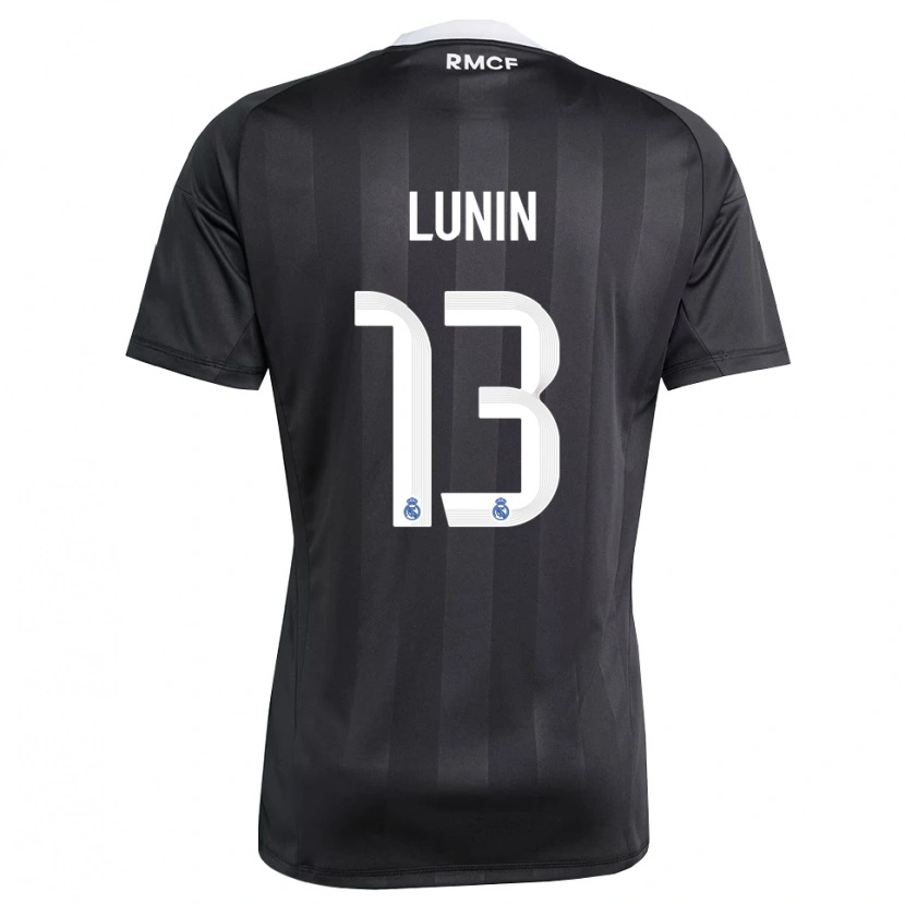 Danxen Damen Andriy Lunin #13 Trikot Schwarz Weiß Torwarttrikot 2025/26 Österreich