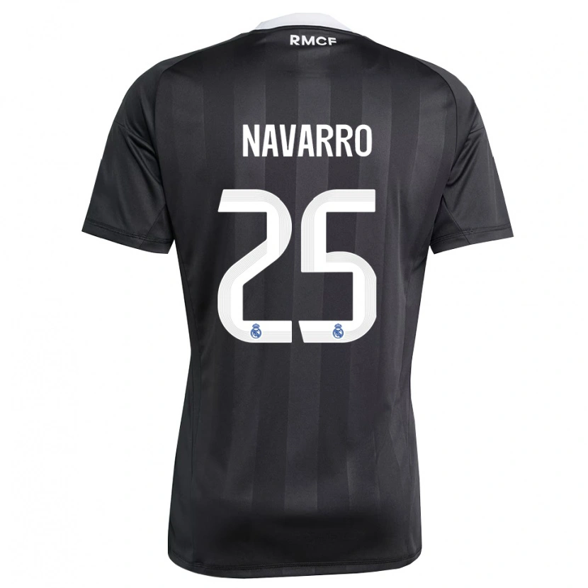 Danxen Damen Javier Navarro #25 Trikot Schwarz Weiß Torwarttrikot 2025/26 Österreich