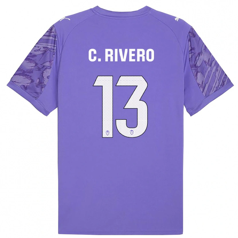 Danxen Damen Cristian Rivero #13 Trikot Flieder Weiß Torwarttrikot 2025/26 Österreich