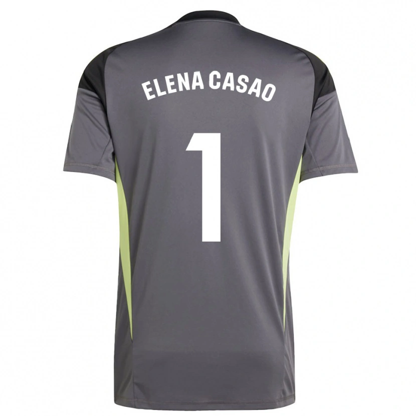 Danxen Damen Elena Casao López #1 Trikot Dunkelgrau Schwarz Torwarttrikot 2025/26 Österreich