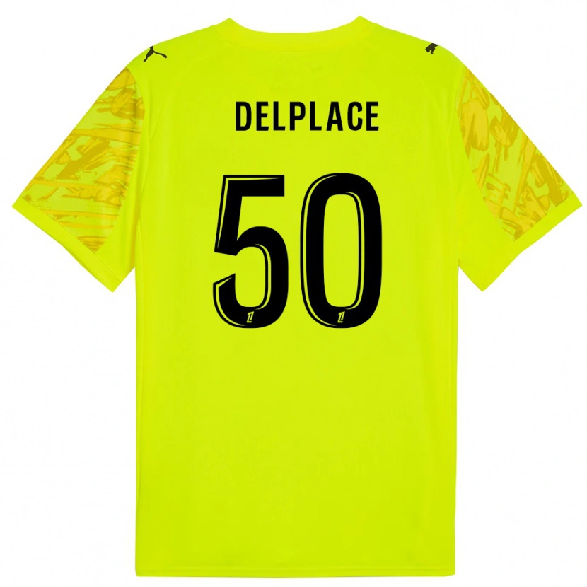 Danxen Damen Adam Delplace #50 Trikot Leuchtgrün Schwarz Torwarttrikot 2025/26 Österreich