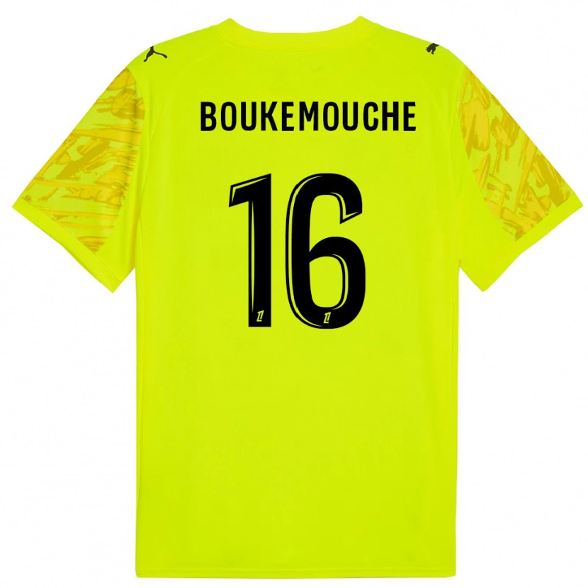 Danxen Damen Amine Boukemouche #16 Trikot Leuchtgrün Schwarz Torwarttrikot 2025/26 Österreich
