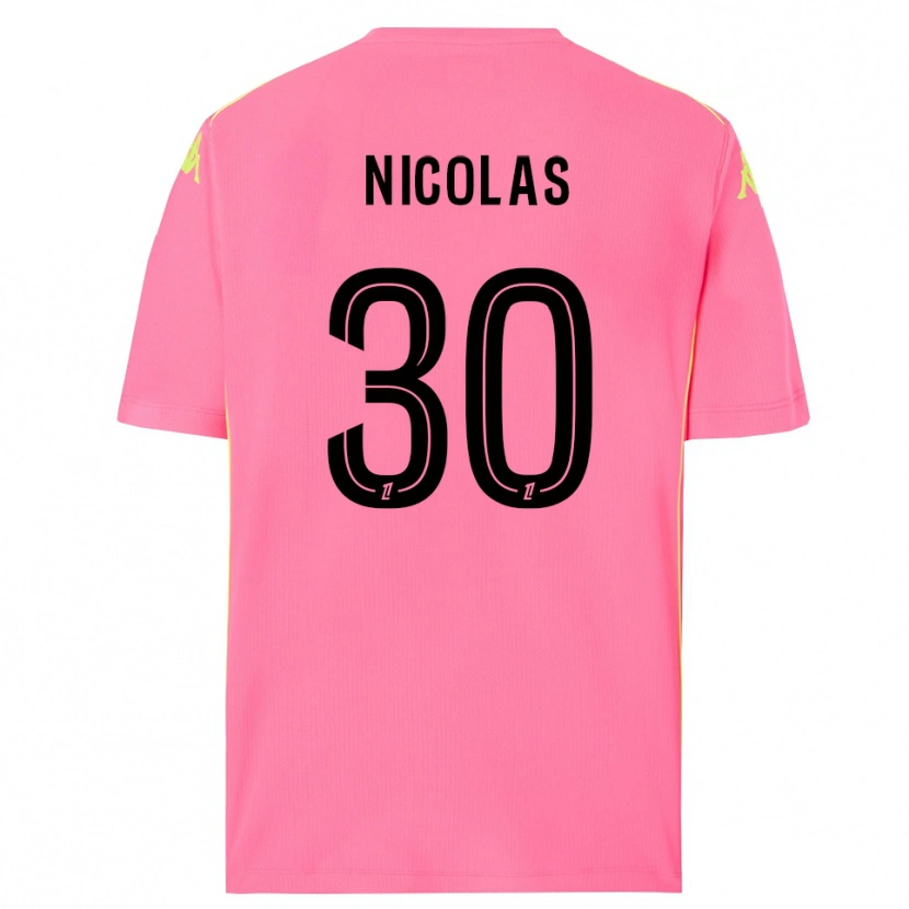 Danxen Damen Lina-Lou Nicolas #30 Trikot Knallpink Schwarz Torwarttrikot 2025/26 Österreich