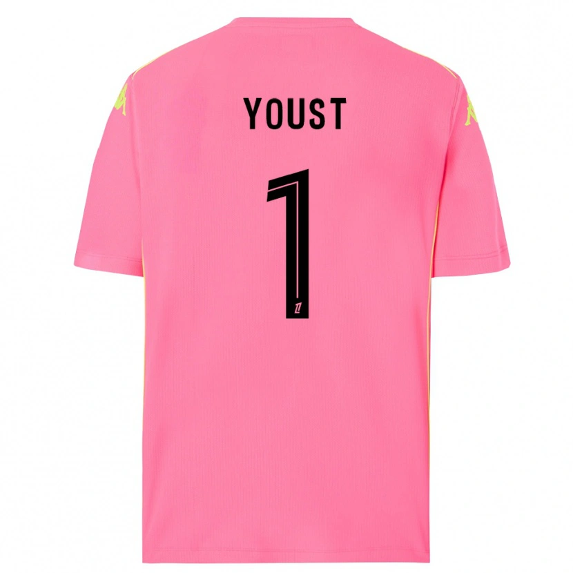 Danxen Damen Matys Youst #1 Trikot Knallpink Schwarz Torwarttrikot 2025/26 Österreich