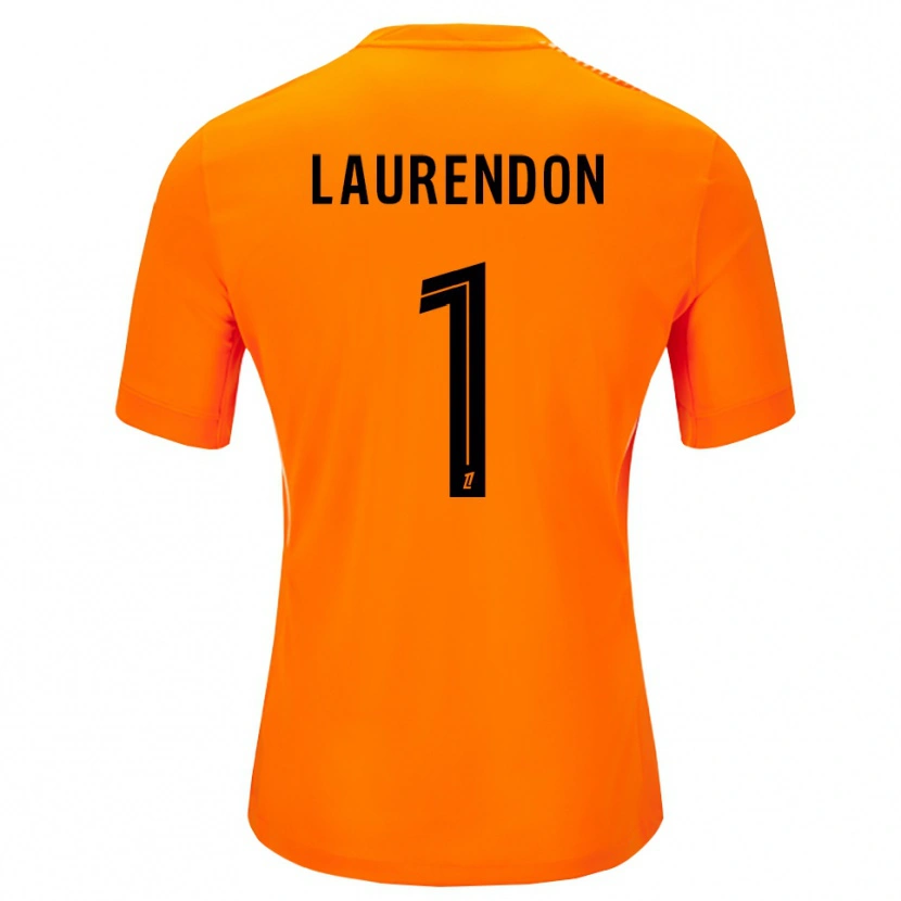 Danxen Damen Bilal Laurendon #1 Trikot Orange Schwarz Torwarttrikot 2025/26 Österreich