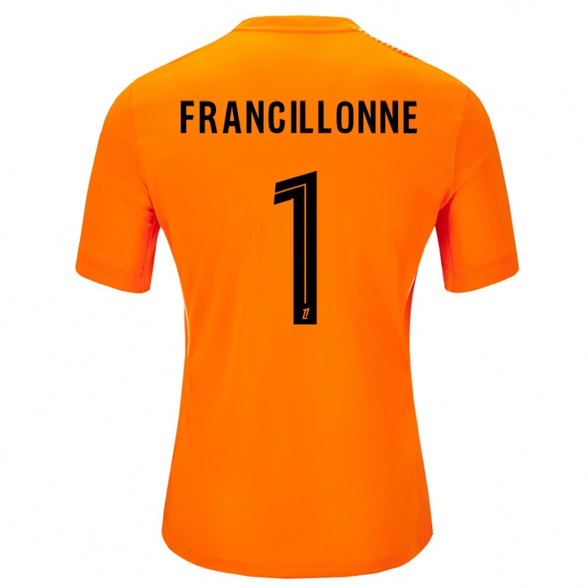 Danxen Damen Bryan Francillonne #1 Trikot Orange Schwarz Torwarttrikot 2025/26 Österreich