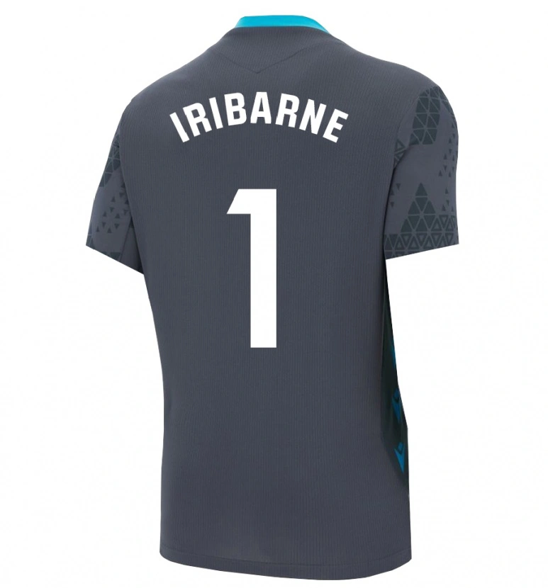 Danxen Damen Bruno Iribarne #1 Trikot Dunkelgrau Schwarz Torwarttrikot 2025/26 Österreich