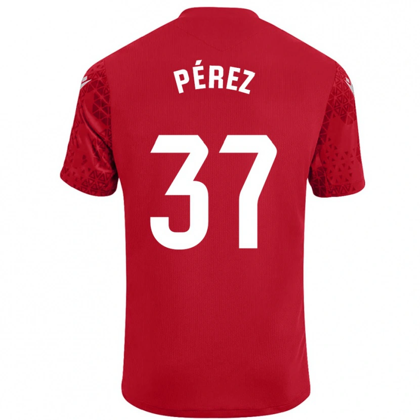 Danxen Damen David Pérez #37 Trikot Rot Weiß Torwarttrikot 2025/26 Österreich