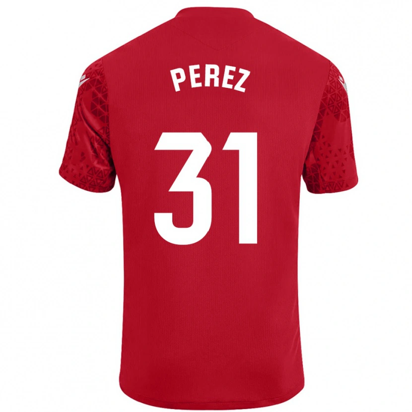 Danxen Damen Ángel Pérez #31 Trikot Rot Weiß Torwarttrikot 2025/26 Österreich