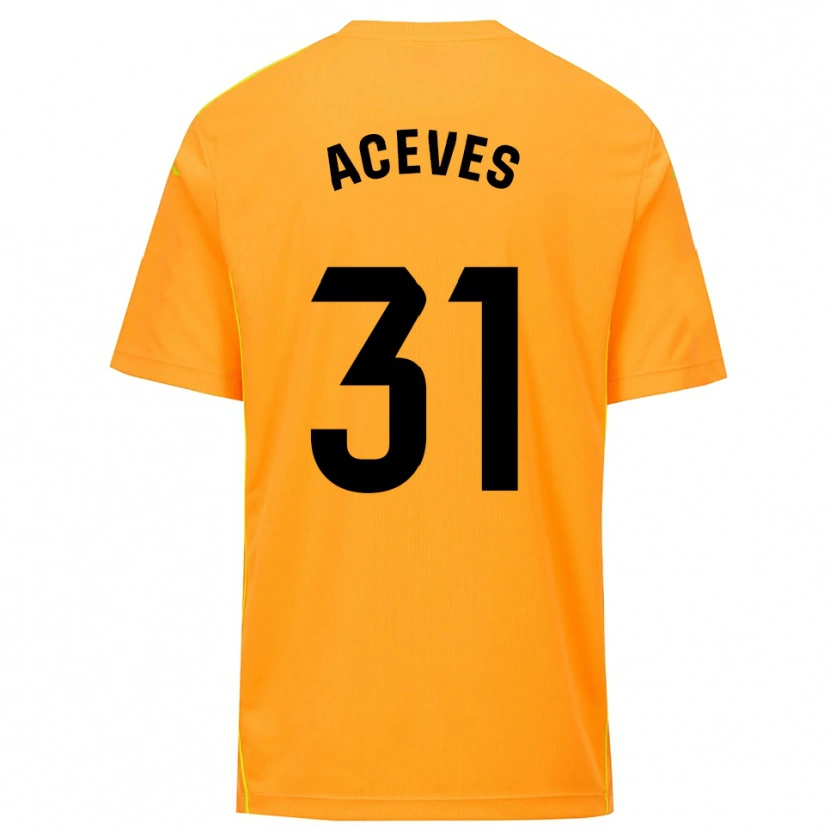 Danxen Damen Álvaro Aceves #31 Trikot Orange Schwarz Torwarttrikot 2025/26 Österreich