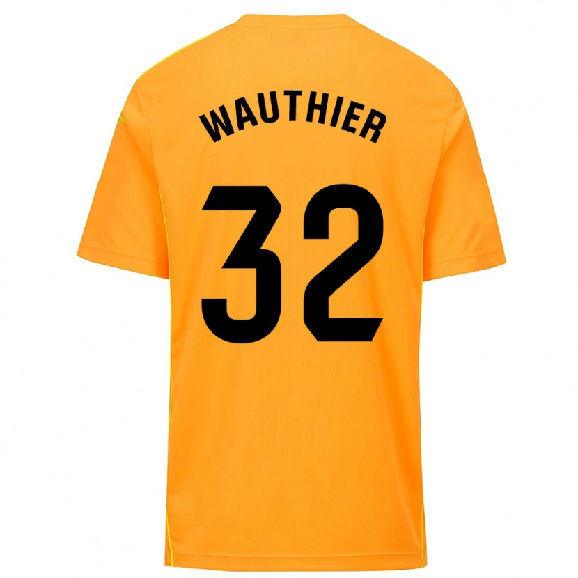 Danxen Damen Hugo Wauthier #32 Trikot Orange Schwarz Torwarttrikot 2025/26 Österreich