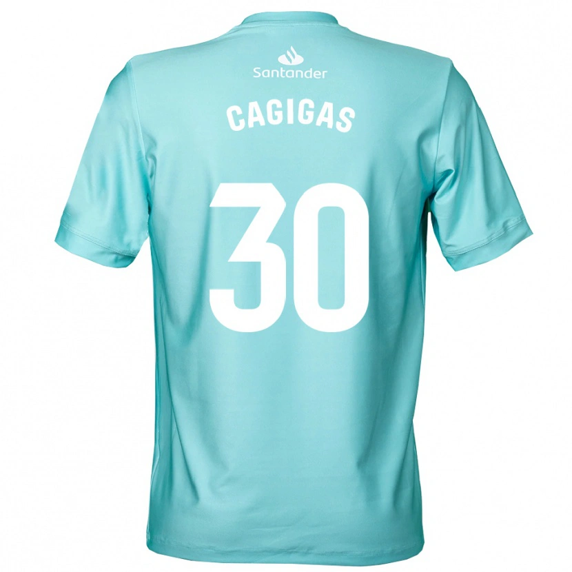 Danxen Damen Iván Cagigas #30 Trikot Hellcyan Weiß Torwarttrikot 2025/26 Österreich
