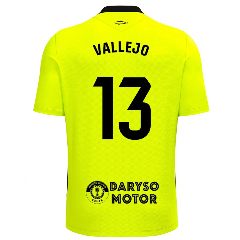 Danxen Damen Guillermo Vallejo #13 Trikot Gelbgrün Schwarz Torwarttrikot 2025/26 Österreich
