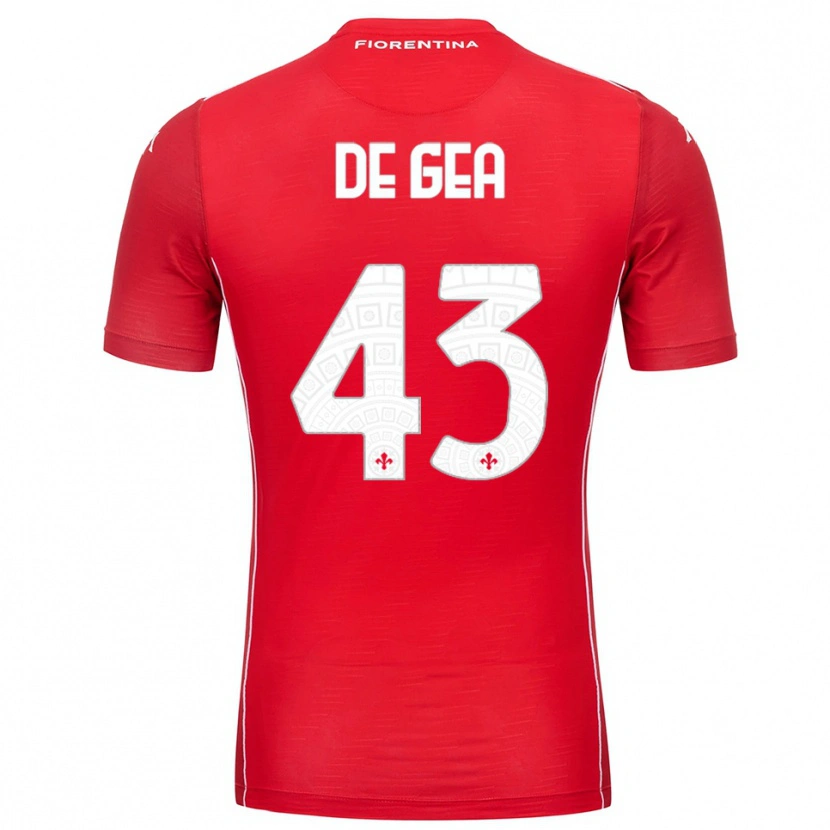 Danxen Damen David de Gea #43 Trikot Rot Weiß Torwarttrikot 2025/26 Österreich
