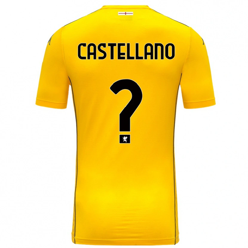 Danxen Damen Cristiano Castellano #0 Trikot Dunkelgelb Schwarz Torwarttrikot 2025/26 Österreich