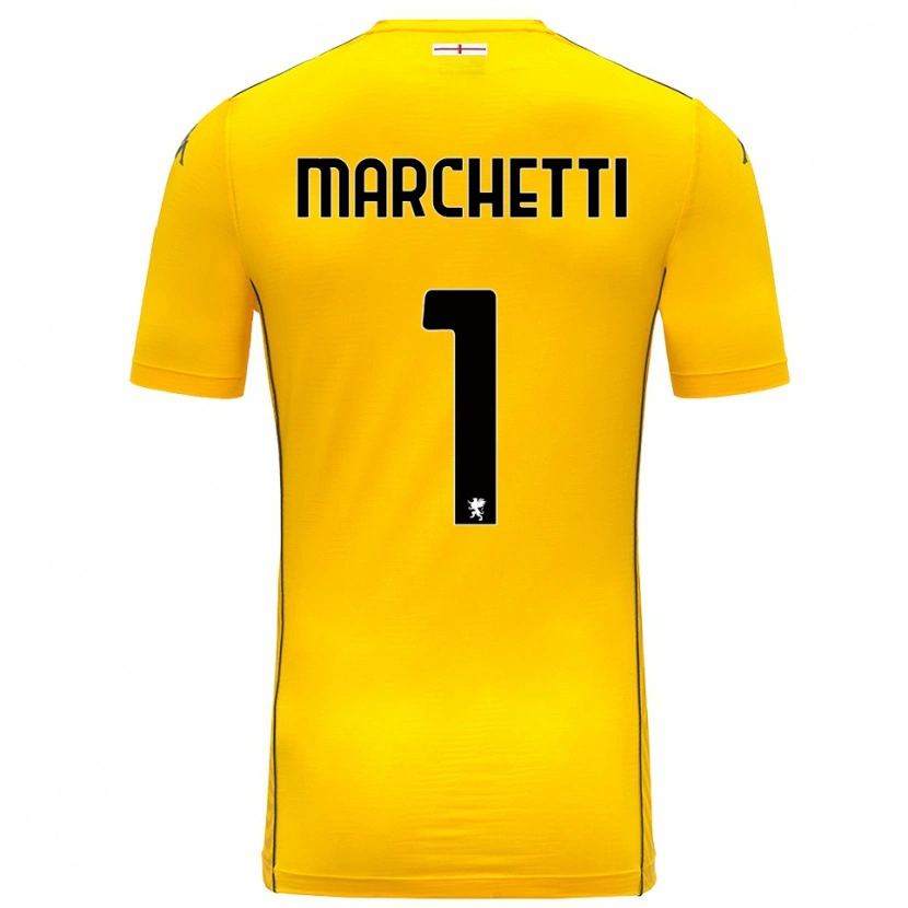 Danxen Damen Lisa Marchetti #1 Trikot Dunkelgelb Schwarz Torwarttrikot 2025/26 Österreich