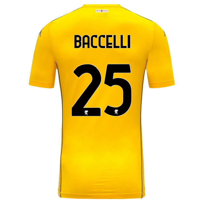 Danxen Damen Pietro Baccelli #25 Trikot Dunkelgelb Schwarz Torwarttrikot 2025/26 Österreich