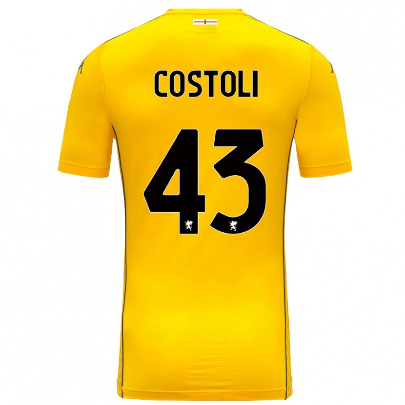 Danxen Damen Lorenzo Costoli #43 Trikot Dunkelgelb Schwarz Torwarttrikot 2025/26 Österreich
