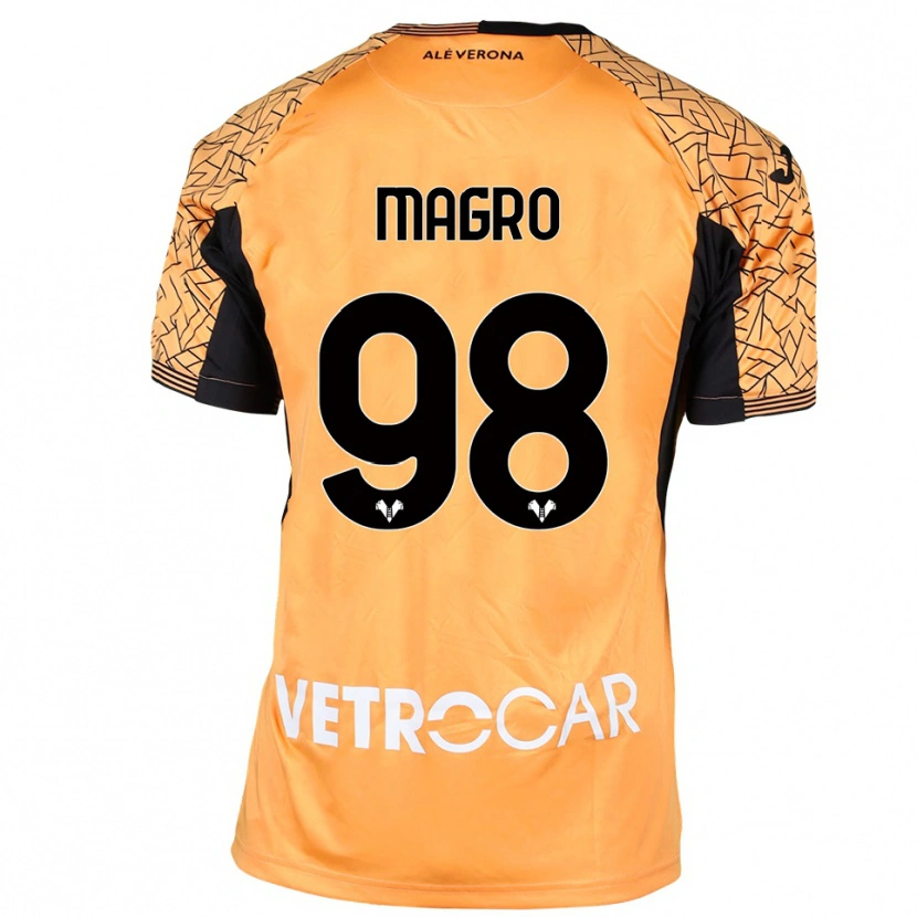 Danxen Damen Federico Magro #98 Trikot Orange Schwarz Weiß Torwarttrikot 2025/26 Österreich